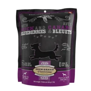 OVEN-BAKED TRADITION – Sac de gâteries Canard et bleuets pour chien