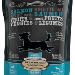 Oven-Baked Tradition – Saumon avec Fruits et Légumes – Biscuits Sans Grains pour Chiens