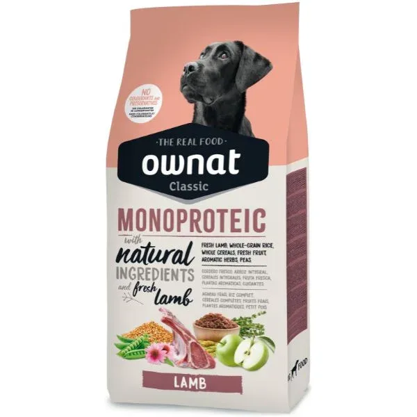 Ownat Dog Classic Monoproteic à l’Agneau