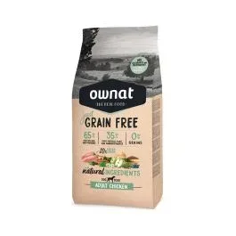 Ownat Grain Free Just Adult Croquettes pour Chien avec Poulet – Croquettes Chien – Nourritures pour chien Ownat