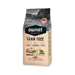 Ownat Grain Free Just Adult Croquettes pour Chien avec Saumon – Croquettes Chien – Nourritures pour chien Ownat
