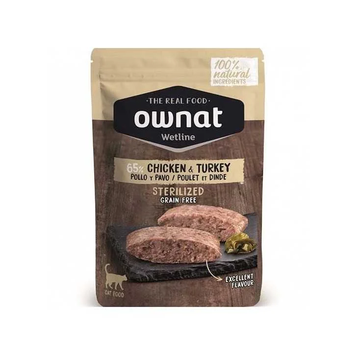 Ownat Grain Free stérilisé poulet et dinde