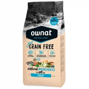 Ownat Just Grain Free Adult Croquettes pour Chiens à la Truite