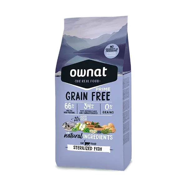 Ownat Prime Cat Fish Sans Céréales – 3 kg