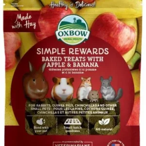 Oxbow Snacks Horneados con Manzana y Platano para Roedores – France