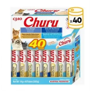 Pack Churu pour chat adulte Pure Mix de Thon