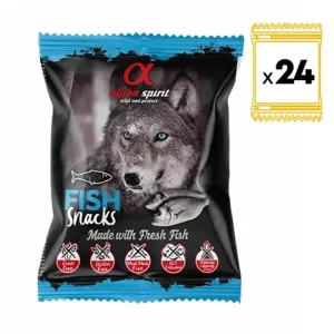Pack de friandises Alpha Spirit pour chien au poisson