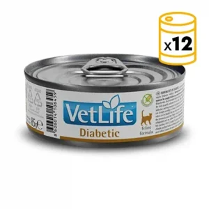 Pack de latas Farmina Vet Life Natural Diet Diabetic para gatos