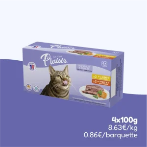 Pack découverte – pâtées à la dinde et au poulet (chat stérilisé)