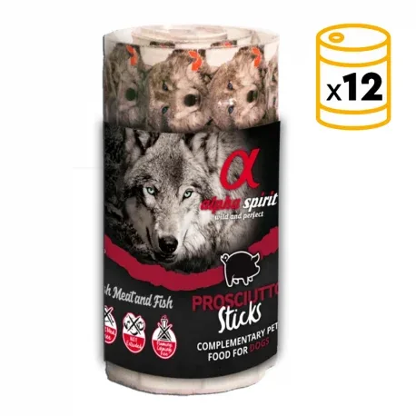 Pack sticks Alpha Spirit de jambon pour chiens