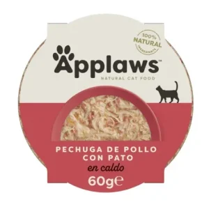 Pack x10 Applaws Boîtes pour chats au Poulet et au Canard