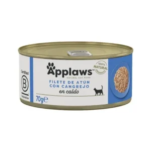 Pack x24 Applaws Boîte pour chats au Thon et au Crabe