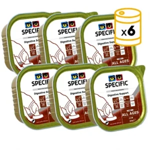 Pack x7 Nourriture humide Specific CIW Digestive Support pour chiens ayant des problèmes digestifs