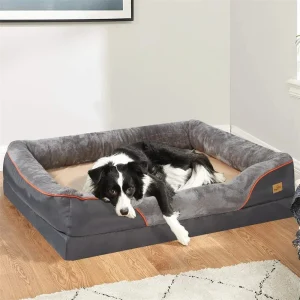 Panier pour chien a memoire de forme