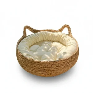 Panier pour chien en osier