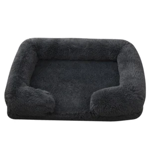 Panier pour grand chien avec oreiller noir
