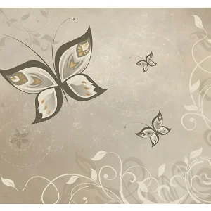 Papier peint intissé panoramique animaux butterfly wings 200×140 cm