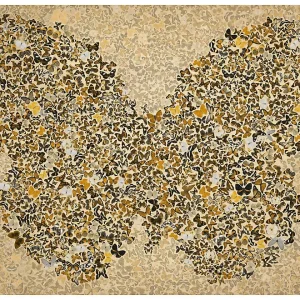 Papier peint intissé panoramique animaux madame butterfly 400×309 cm