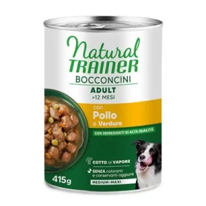 Paquet économique Natural Trainer Bocconcini Adult Medium & Maxi Chunks 2 x 415 g