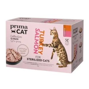Paquet économique PrimaCat Classic en sauce pour chat