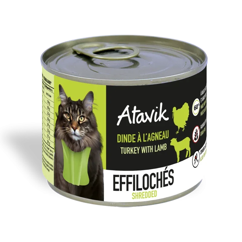 Pâtée pour chat – Epique Assiette – Dinde et Agneau –