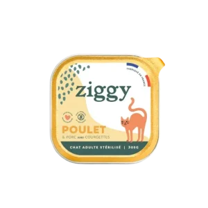 Pâtée pour chats adulte stérilisés Ziggy