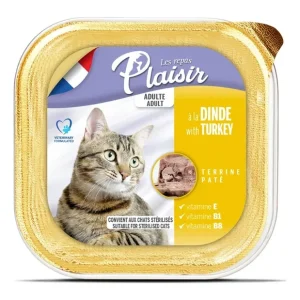 Pâtée pour chats goût dinde – Repas Plaisir – 100g