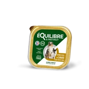 PÂTÉE RICHE EN CANARD ET AUX PETITS POIS POUR CHIEN ADULTE – 300G Animal