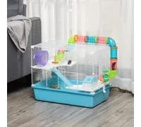PawHut Cage Hamster 3 Niveaux avec Tunnel, Roue, Maisonnette, Échelles et Biberon Aosom France – Comparez les prix et achetez sur