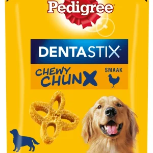 Pedigree Dentastix Chewy Chunx soins dentaires maxi friandises au goût de poulet pour chien (68 g)
