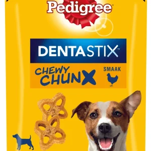 Pedigree Dentastix Chewy Chunx soins dentaires mini friandises au goût de poulet pour chien (68 g)