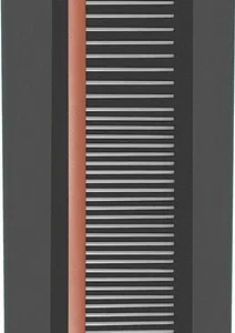 Peigne de toilettage d’animaux, Kenchii Premium Satin Or Rose, petit 5.8″