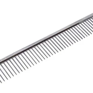 Peigne de toilettage pour animaux 9.5 pouces en nickel, All systems