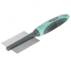Peigne double fin & large chien