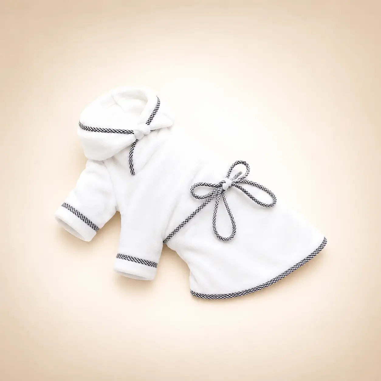Peignoir pour chien élégant