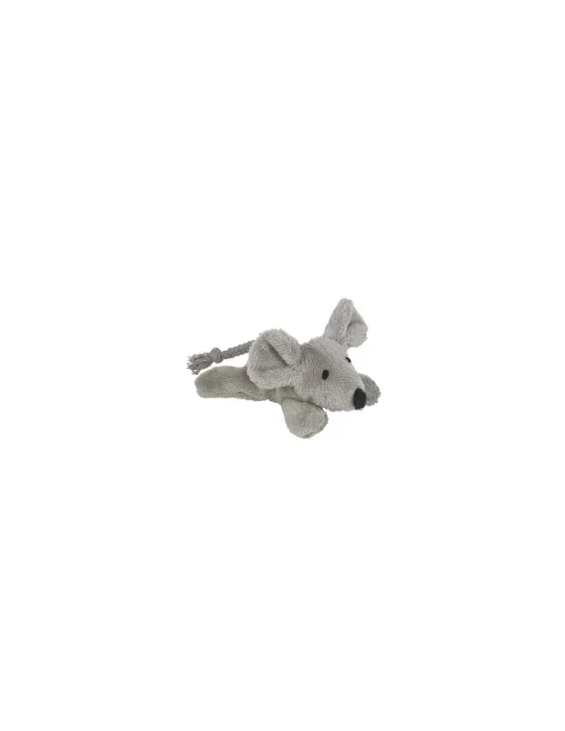 Peluche Chat Souris Gris + Catnip 3,5 Cm