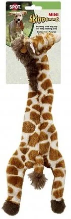 Peluche girafe sans rembourrage, pour chien skinneeez