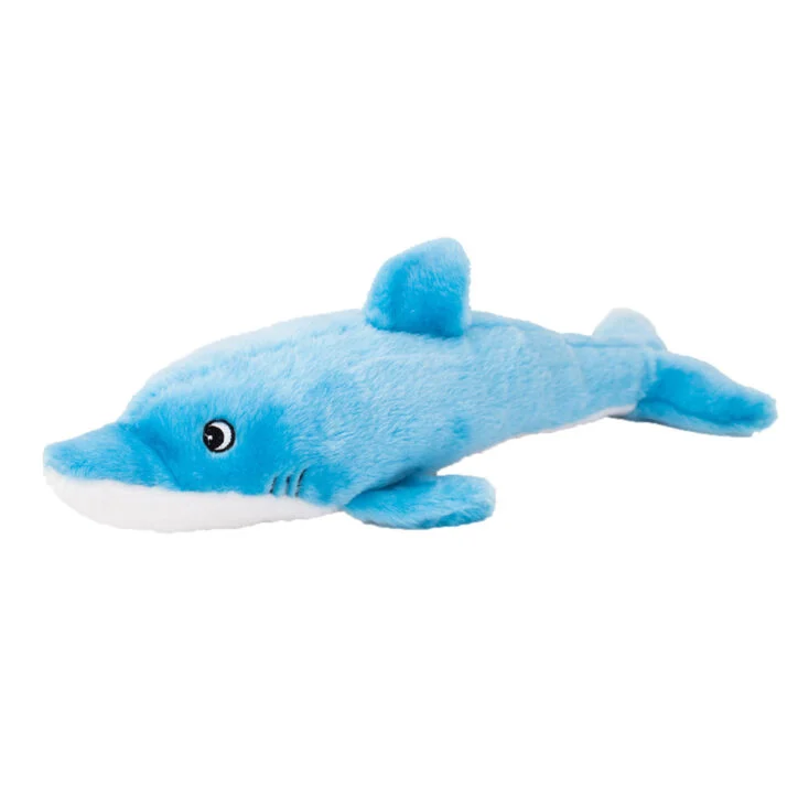 Peluche Zippy Paws Jigglerz Dauphin 20 », jouet pour chien