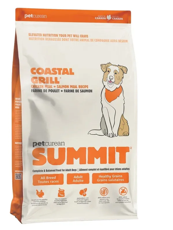 Petcurean Summit – Chien Coastal Grill – Nourriture Sèche Grains Santé pour Chiens