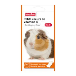 Petits coeurs vitamine C - Cochon d'Inde