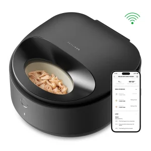 Petlibro - Distributeur Automatique de Pâtée Polar pour Chats - Noir