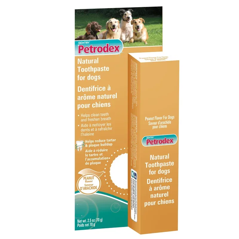 PETRODEX SENTRY Chien Dentifrice Naturel 2.5oz