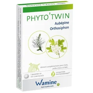 Phyto'Twin Aubépine & Orthosiphon chat, chien, NAC