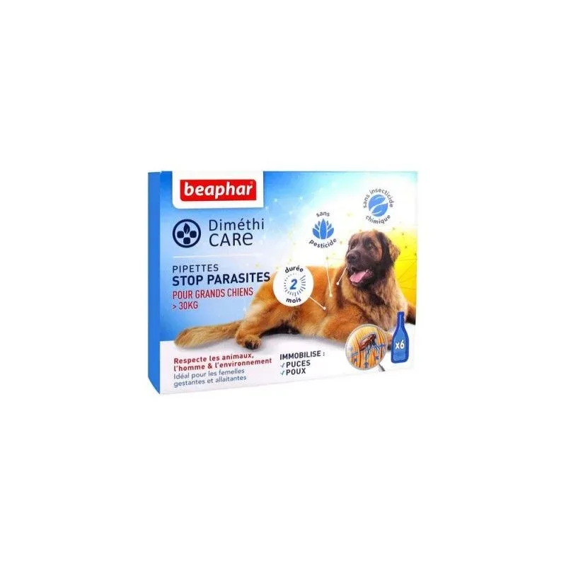 Pipette Stop parasites grands chiens – Beaphar J’ai plus de croquettes