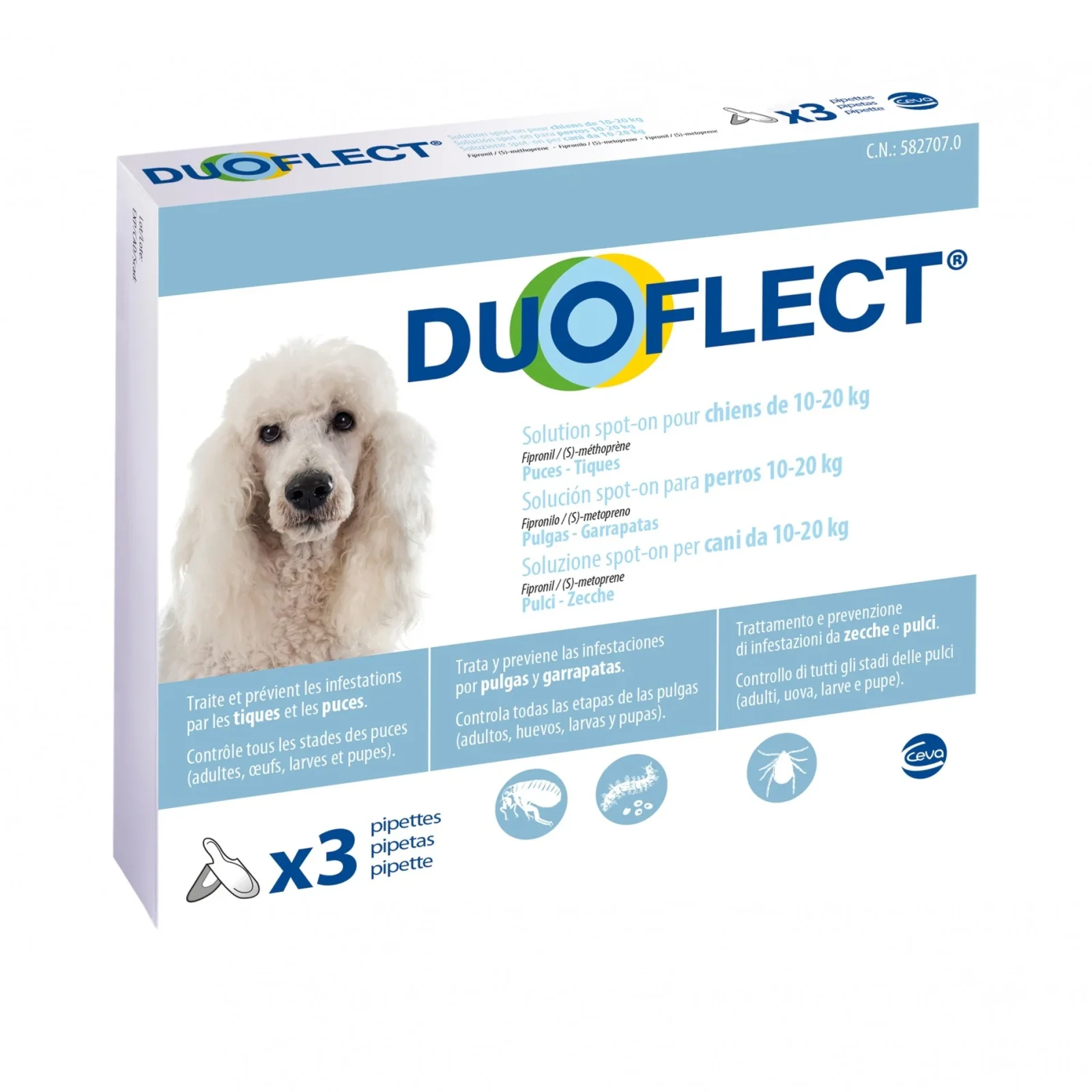 Pipettes Duoflect chat, chien - Image 2