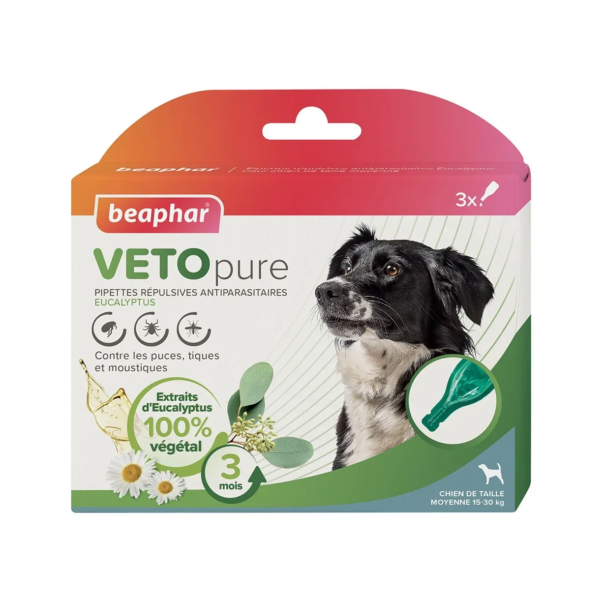 Pipettes répulsives antiparasitaire Vetopure chien - Image 2