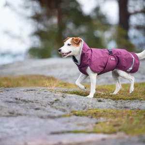Pomppa Perus manteau imperméable pour chien Plum