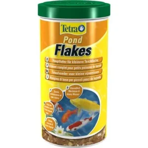 Pond Flakes pot de 1 Litre, 180 g aliment flottant pour poissons