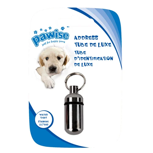 Porte Adresse Pawise | Tube d'Identification Chien