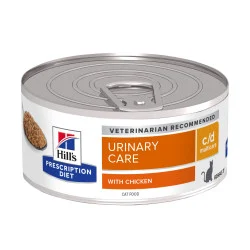 Prescription Diet c/d Multicare boite pour chat au poulet